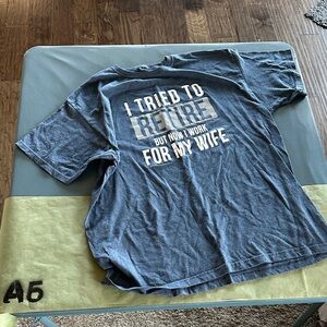 Men's Blue Graphic T-Shirt